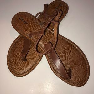 Curfew sandals🍭 in light brown - size 9